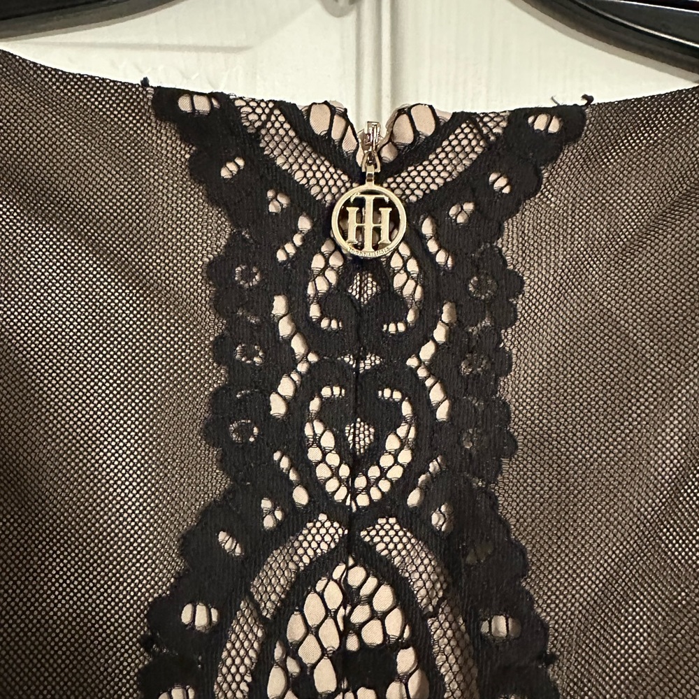 Tommy Hilfiger 625 Fit Flare Floral Lace Dress - Picture 2 of 5